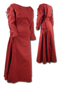 Kleid Priestress, dunkelrot Kleid Priestress, dunkelrot
